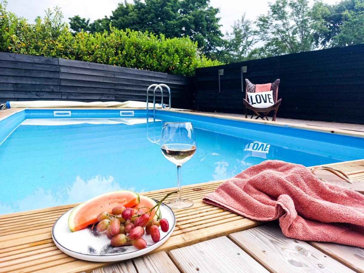 Luxe Vakantiehuis Nova Met Zwembad Ouddorp Exterior foto
